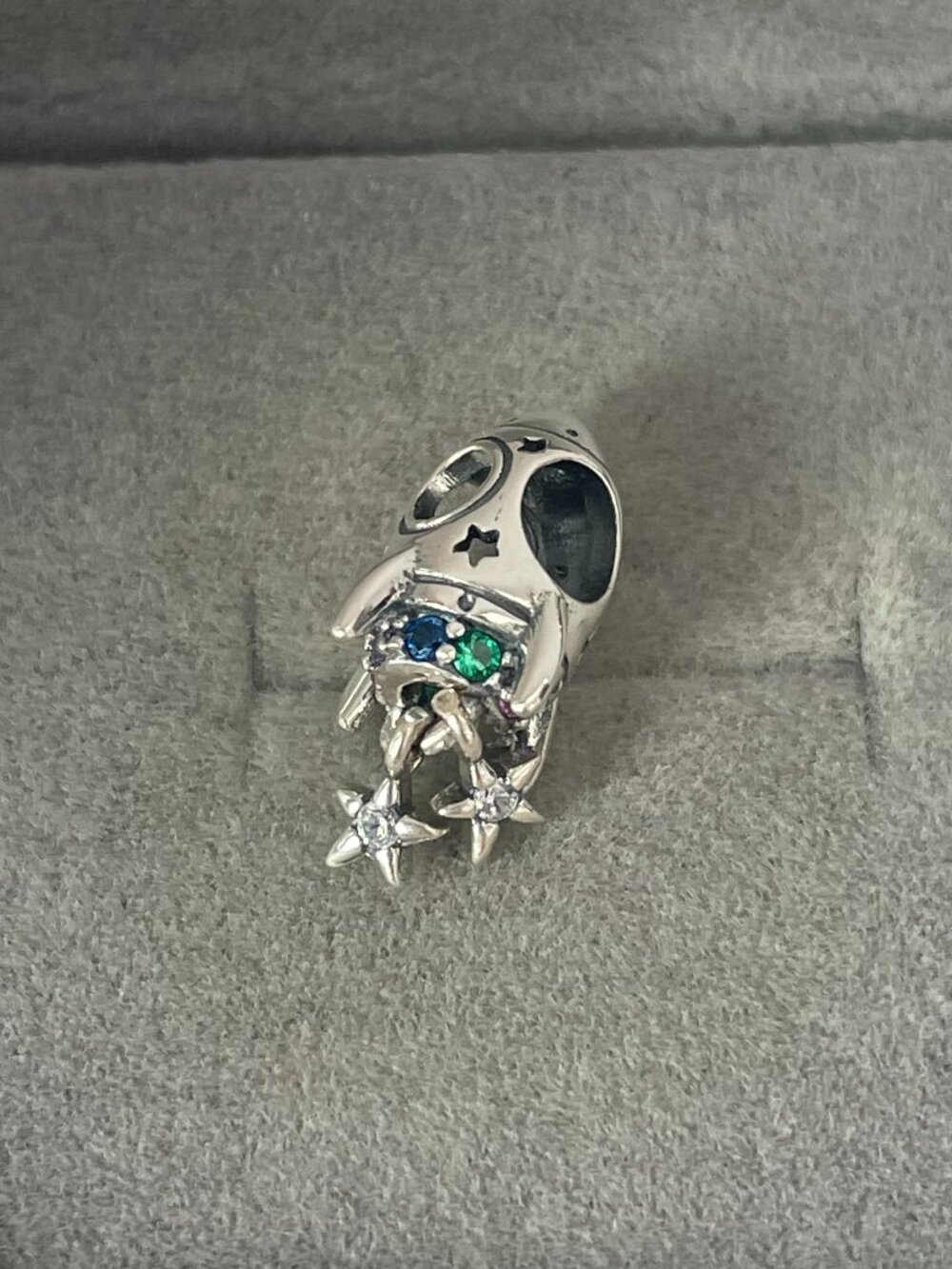 Pandora Space Love Rocket Charm